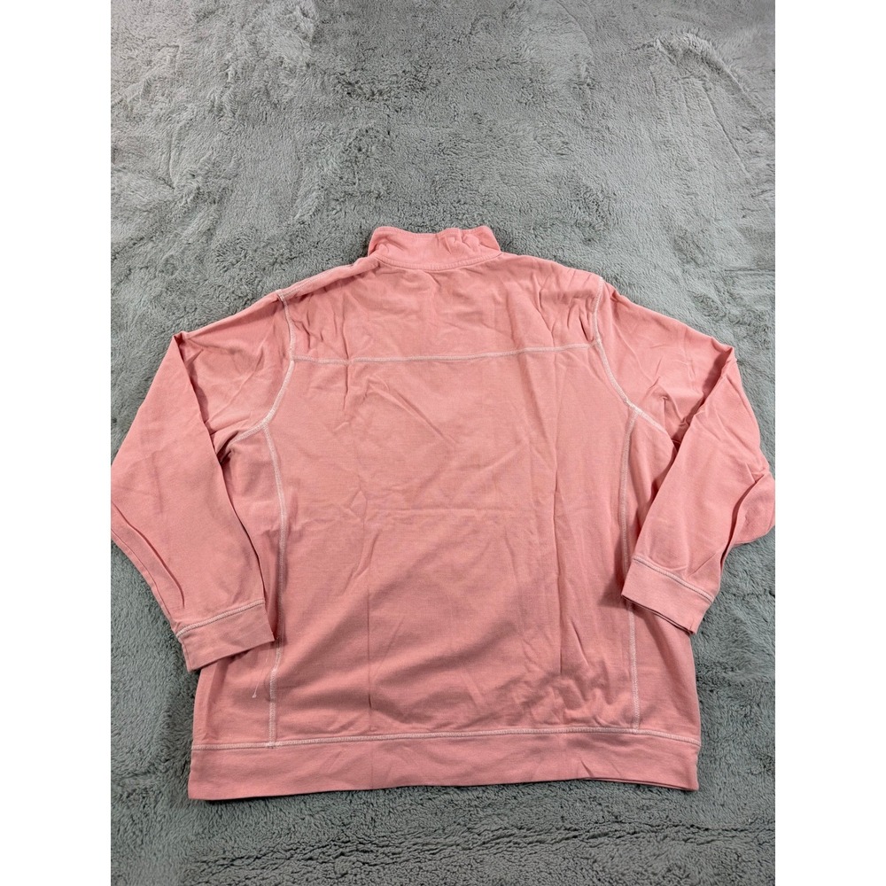 Margaritaville Island Reserve Mens Coral Quarter Zip Pullover‎ Sweatshirt XXL - Picture 7 of 10